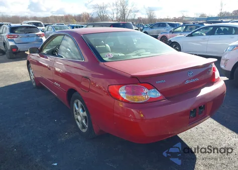 2002 Toyota Camry Solara Sle V6 z USA, uszkodzony, nr VIN 2T1CF22PX2C600437